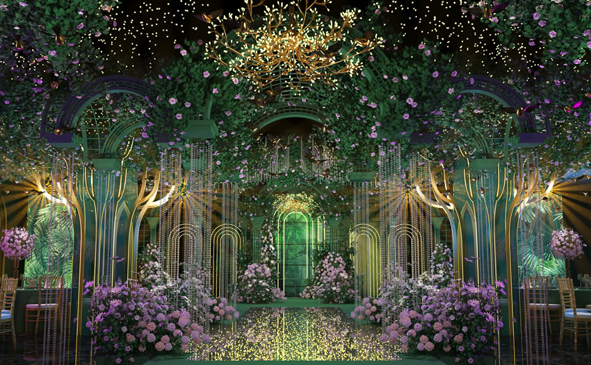 滨江奇妙森林婚礼堂效果展示