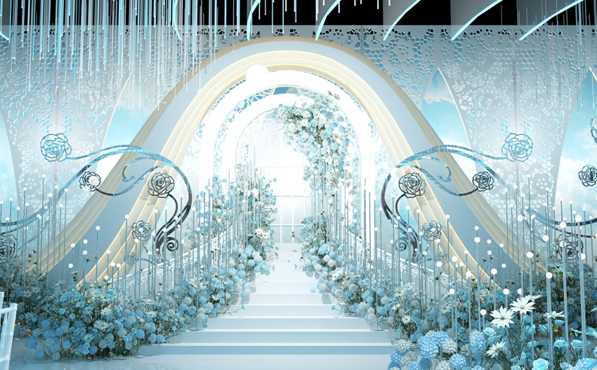 滨江釡香烙馍村水晶厅效果展示